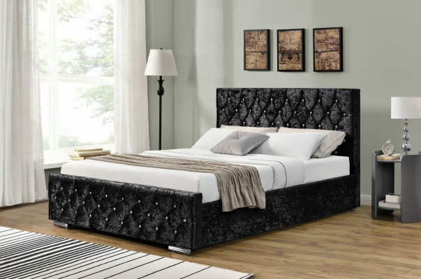 Chesterfield bed design bedroom English beds textile beds