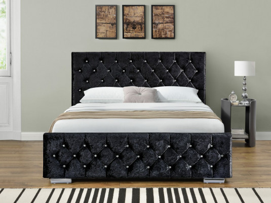 Chesterfield bed design bedroom English beds textile beds