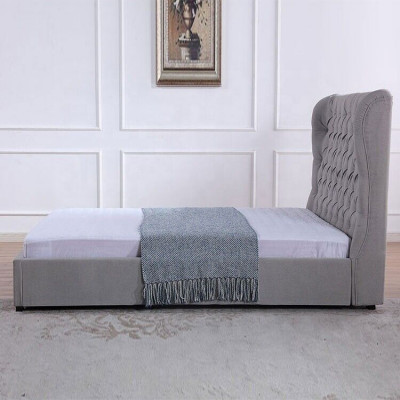 Chesterfield bed upholstered bed luxury bedroom design beds textile leather new