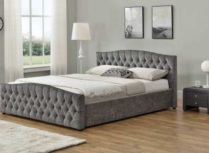 Chesterfield bed design bedroom English beds 180x200 fabric upholstery