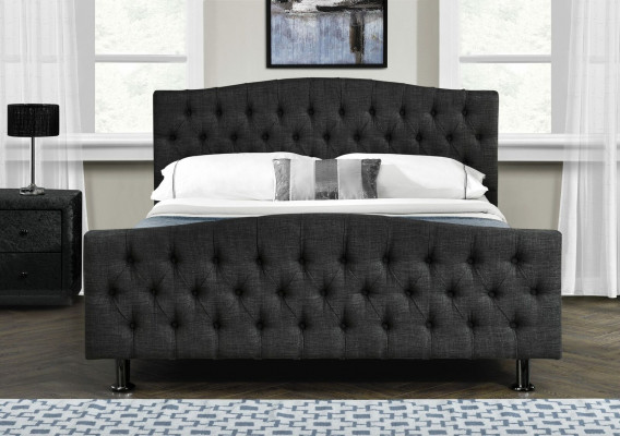 Black Chesterfield Bed Design Bedroom English Bed