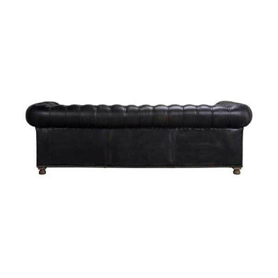Classic Chesterfield Sofa Black English Living Room Sofas