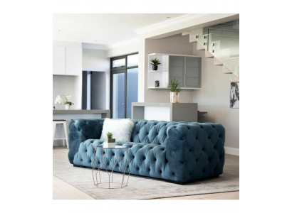 Chesterfield 3-seater modern luxury couch designer living room three-seater