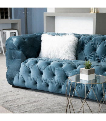 Chesterfield 3-seater modern luxury couch designer living room three-seater