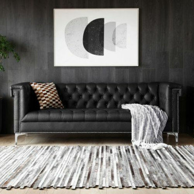 English style furniture Chesterfield three-seater couch pink turquoise 3-seater blue sofa