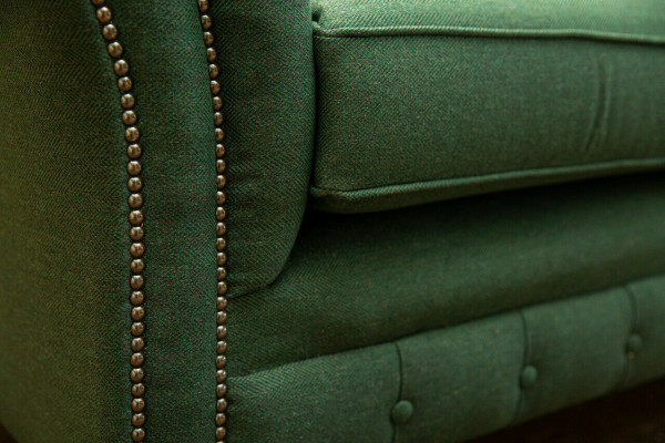 Button sofa Chesterfield sofas 4-seater couch upholstery fabric living room furniture