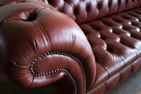 XXL Big Sofa Chesterfield Sofa 4-Seater Couch Upholstery Luxury Classic Textile