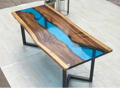 Side table epoxy resin table coffee table handmade coffee table 120x60cm