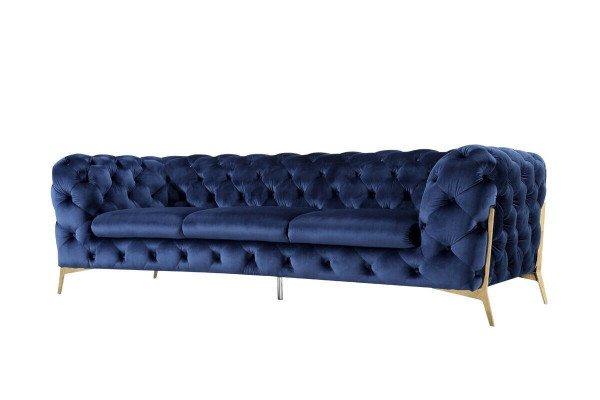 Luxury textile fabric sofa couch upholstery seat 3+1 set Chesterfield suites