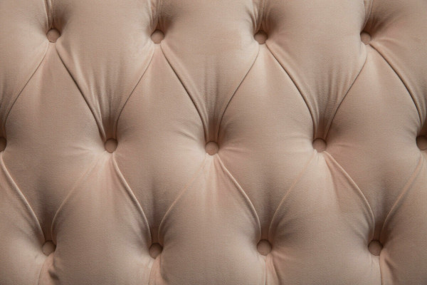 Classic Chesterfield Couch 4-Seater Sofa Velvet Leather Design Pink 240cm