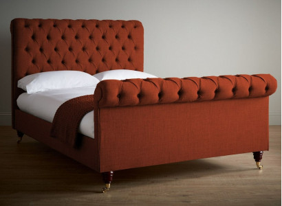 Chesterfield red bed stylish Chesterfield double bed designer furniture
