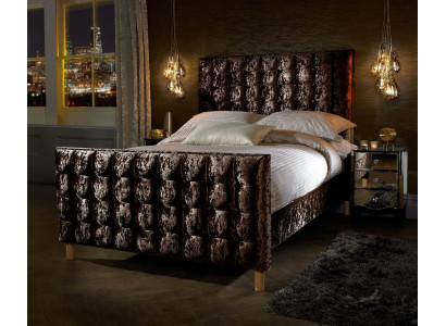 Chesterfield Bett Upholstered Bed Double Bed Beds Big XXL Designer Luxury Bed Velvet