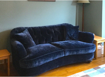 Sofa Luxury Textile Chesterfield Couch Sofas Upholstery 3-Seater Couches Fabric New