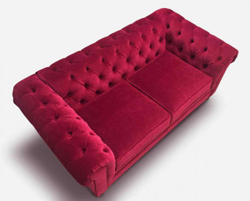 Chesterfield Luxury Sofa Couch Upholstery Seat Leather Suite 2+1 Seater Couches New