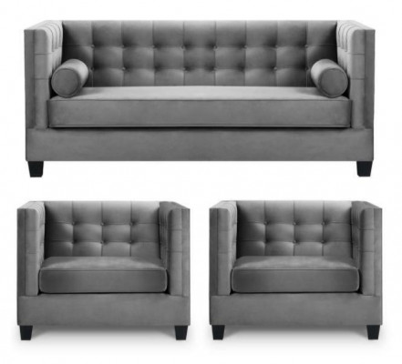 Sofa set sofa bed gray armchair creative furniture textile fabric living room new