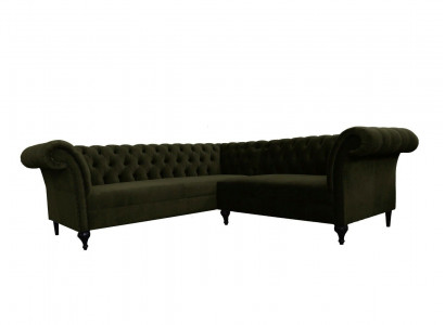 Chesterfield corner sofa designer sofa velvet leather sofa SLIII sofa