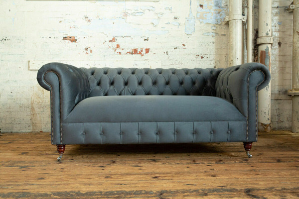 Modern gray three-seater luxury living room sofa