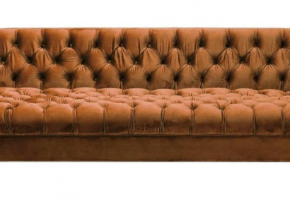Oranges Sofa Chesterfield Couch Fabric Material Sofas Luxury Furniture 4-Seater