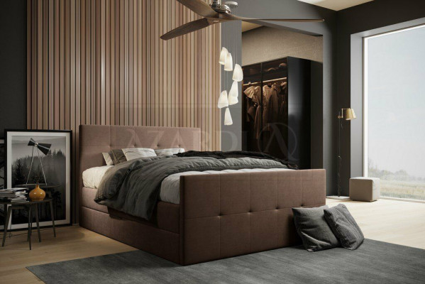 Chesterfield bed upholstered bed double bed beds XXL design luxury box spring bed