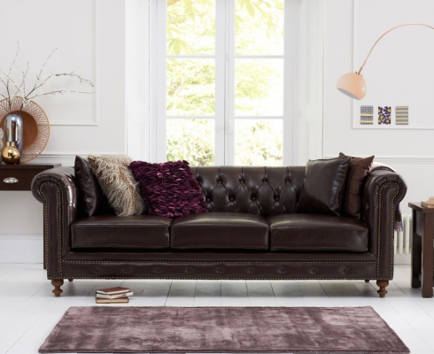 Chesterfield sofa couch upholstery fabric leather couches upholstery set 3-seater