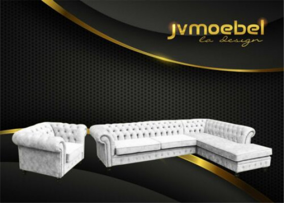 Chesterfield classic living room furniture corner sofa couch upholstery