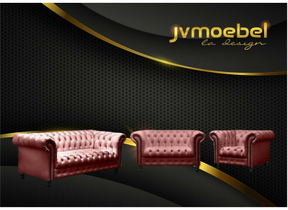 Living Room Chesterfield Design Sofa Set Furniture Couch 321 Seater Couches Sofas