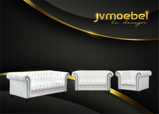 Living Room Chesterfield Design Sofa Set Furniture Couch 321 Seater Couches Sofas