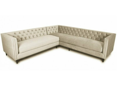Sectional Sofa Grey Large Textile Fabric Chesterfield Sofas Creative Furniture New Living Room