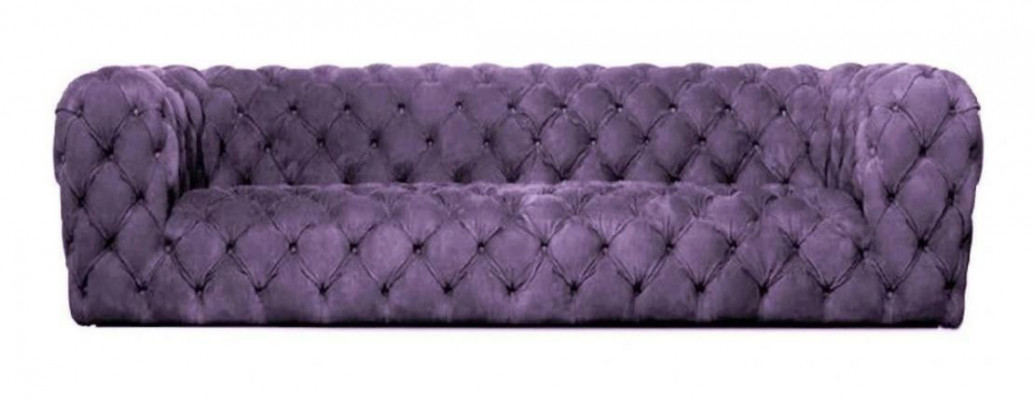 Yellow Chesterfield Couch Four-Seater XXL Big Sofa Comfortable Couches Soft New