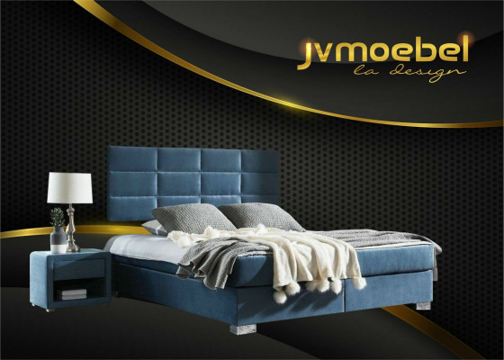 Box spring bed double beds luxury bedroom designer double beds 160x200 new