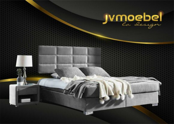 Box spring bedroom luxury bed beds double furniture fabric 140 160 180 x 200cm