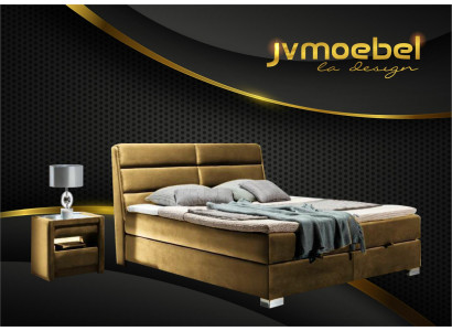 Bedroom luxury box spring bed beds double furniture fabric 140 160 180 x 200cm