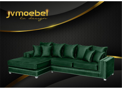 Sectional sofa L-shape textile luxury design living landscape upholstered couch couches furniture