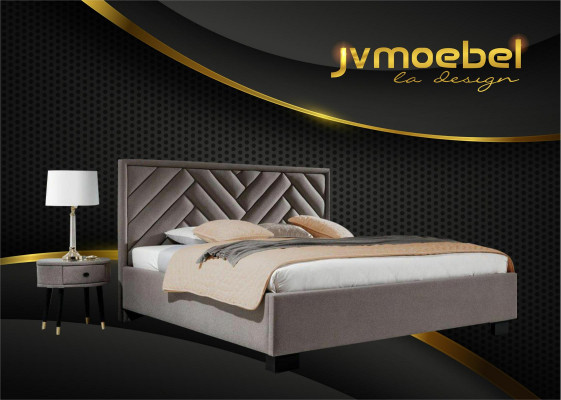 Box spring luxury bed beds double furniture fabric 140 160 180 x 200cm bedroom