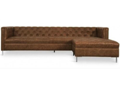 Brown corner sofa Western style corner set corner sofa set upholstery