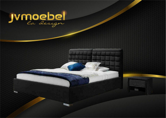 Luxury Boxspring Bed Design Fabric Hotel Beds Bedroom Furniture Double