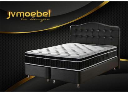 Bed Leather Bedroom Furniture Luxury Modern Beds Chesterfield Box Spring New
