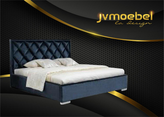 Designer bed textile bedroom design furniture luxury beds upholstered frame new