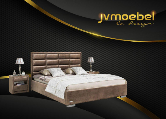 Bed textile bedroom design furniture modern luxury beds upholstered frame new