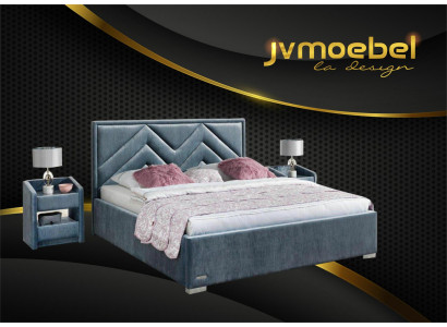 Bed textile bedroom design furniture modern luxury beds bed frame fabric new