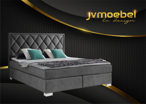Bed Textile Bedroom Design Furniture Modern Luxury Beds 180x200 Yellow Velvet New