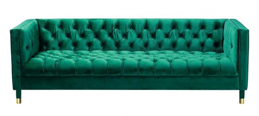 Blue Chesterfield Textile Modern Design Fabric Creative Furniture New Living Room Sofa