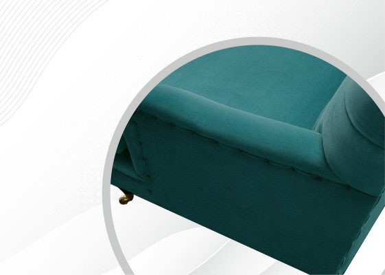 Textile sofa couch upholstery suite 3-seater couches sofas Chesterfield three-seater