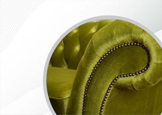 Sofa 3-seater living area sofas upholstered set textile fabric three-seater new