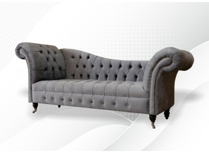 Lounge sofa living room fabric couches chaise lounge Chesterfield seat cushion new