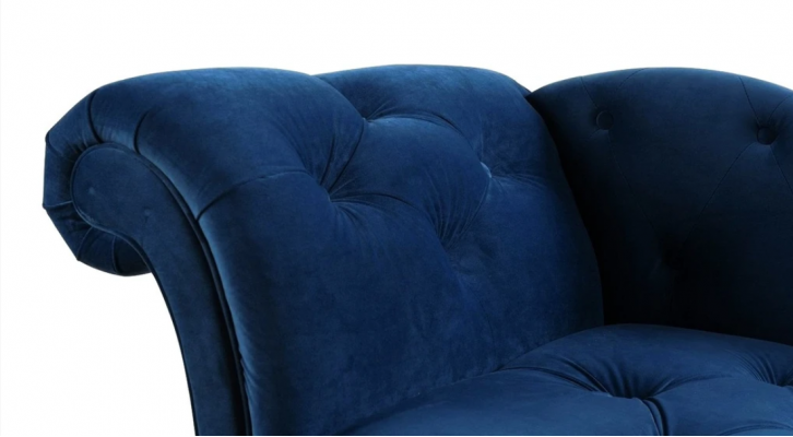 Elegant Chesterfield chaise lounges with buttons velvet chaise longue chaise.