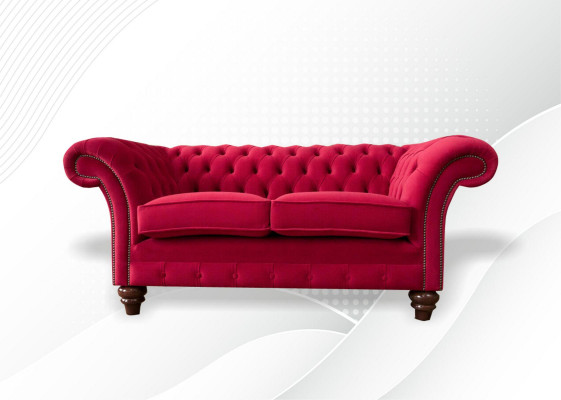 Sofa 2-seater couch design upholstery modern fabric textile bed function couches new