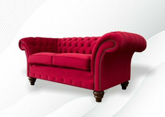 Sofa 2-seater couch design upholstery modern fabric textile bed function couches new