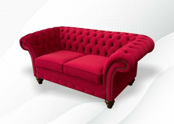Sofa 2-seater couch design upholstery modern fabric textile bed function couches new