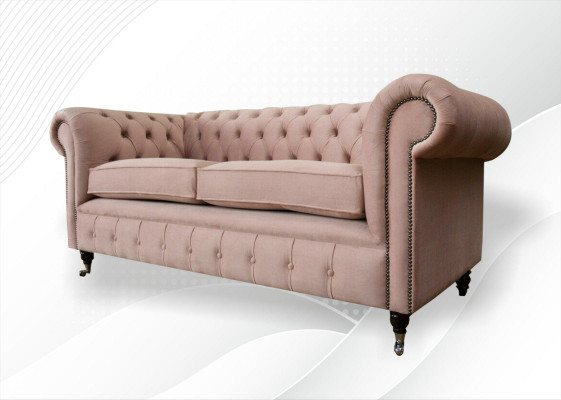 Design upholstered seating couch 3-seater sofa Chesterfield sofas couches fabric material